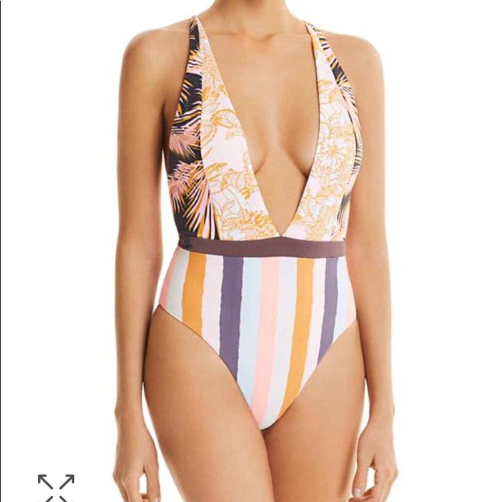 Maaji Reversible Plunge One Piece Swimsuit